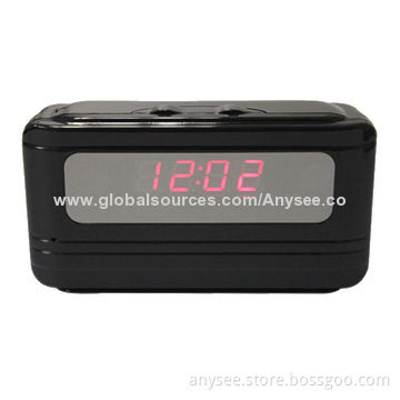 5MP Clock Camera with Night Vision, 1,280 x 720 Pixels Resolution